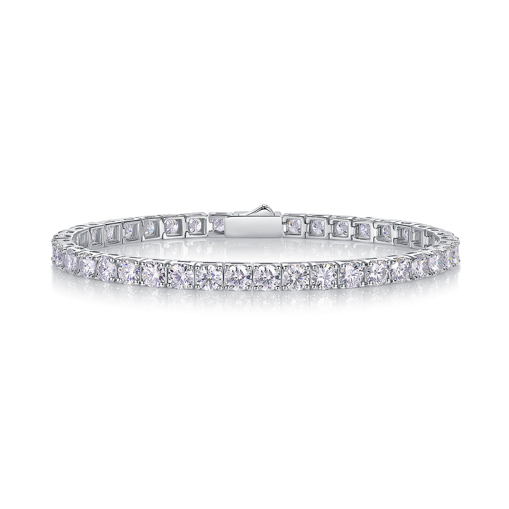 Gravitation Luxury Fashion Mossan Diamond S925 Silver Bracelet