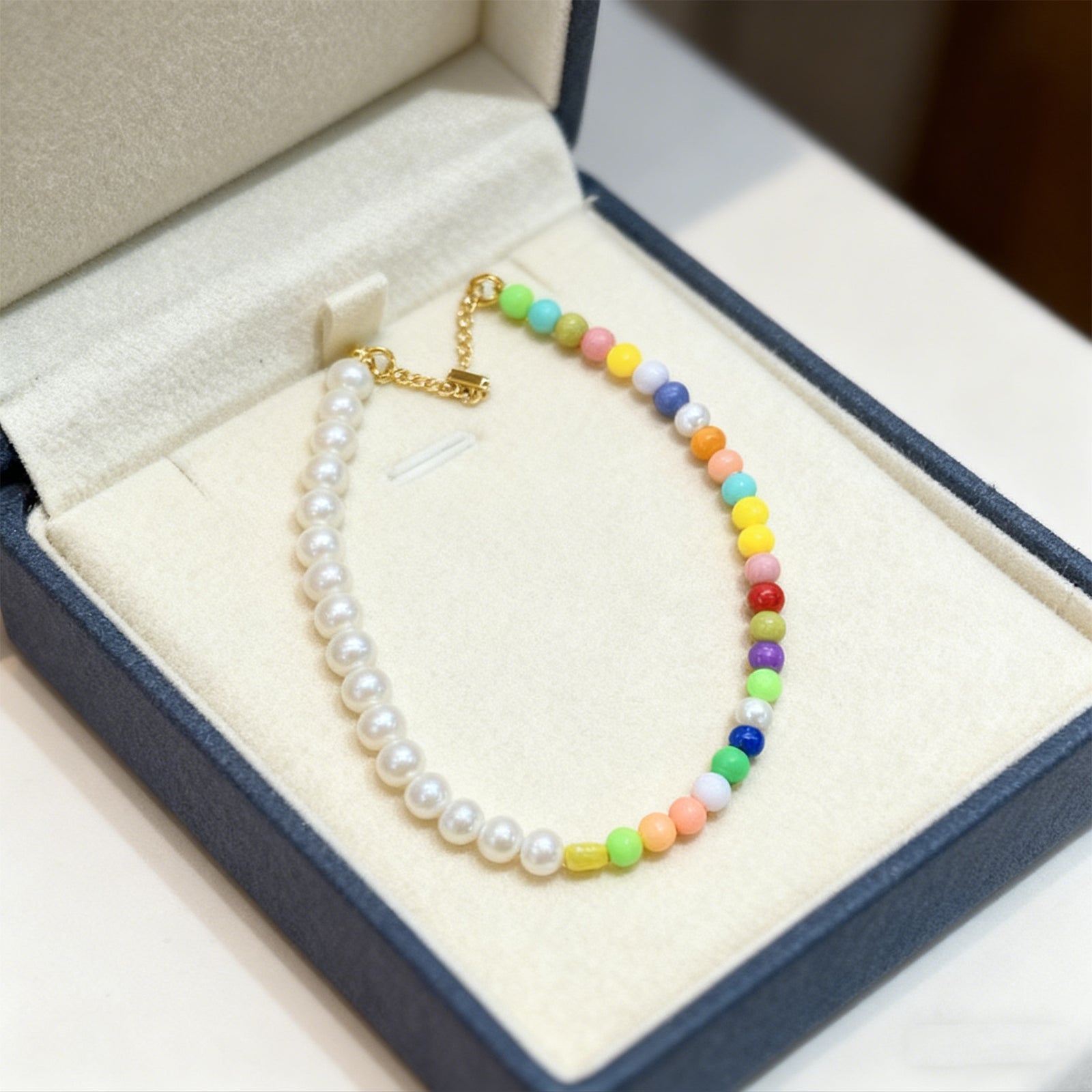 Colorful Pearl Necklace