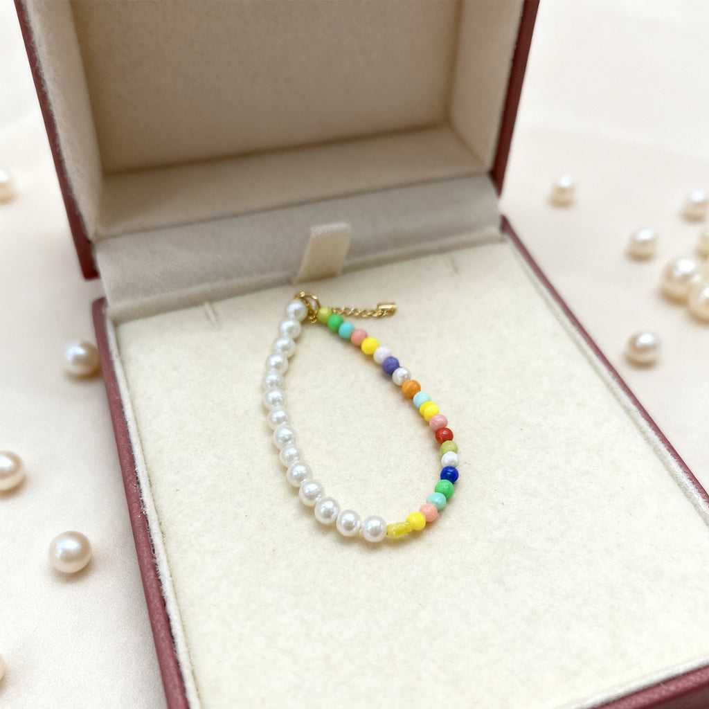 Colorful Pearl Necklace