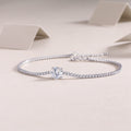 Dawn Luxury Fashion Mossan Diamond S925 Silver Bracelet