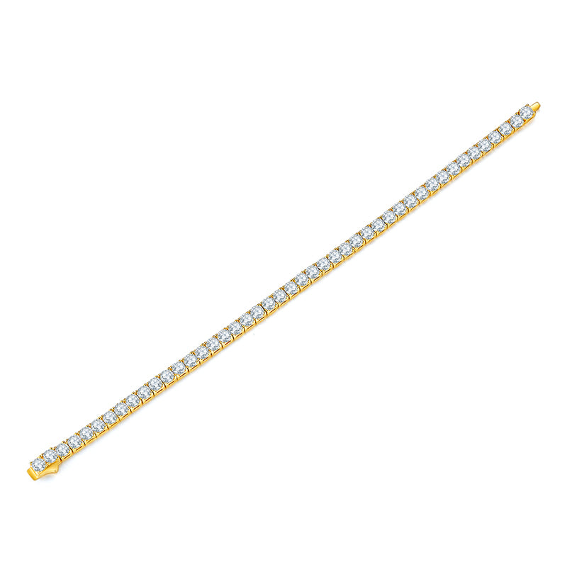 Unique Luxury Fashion Mosan Diamond S925 Silver Bracelet