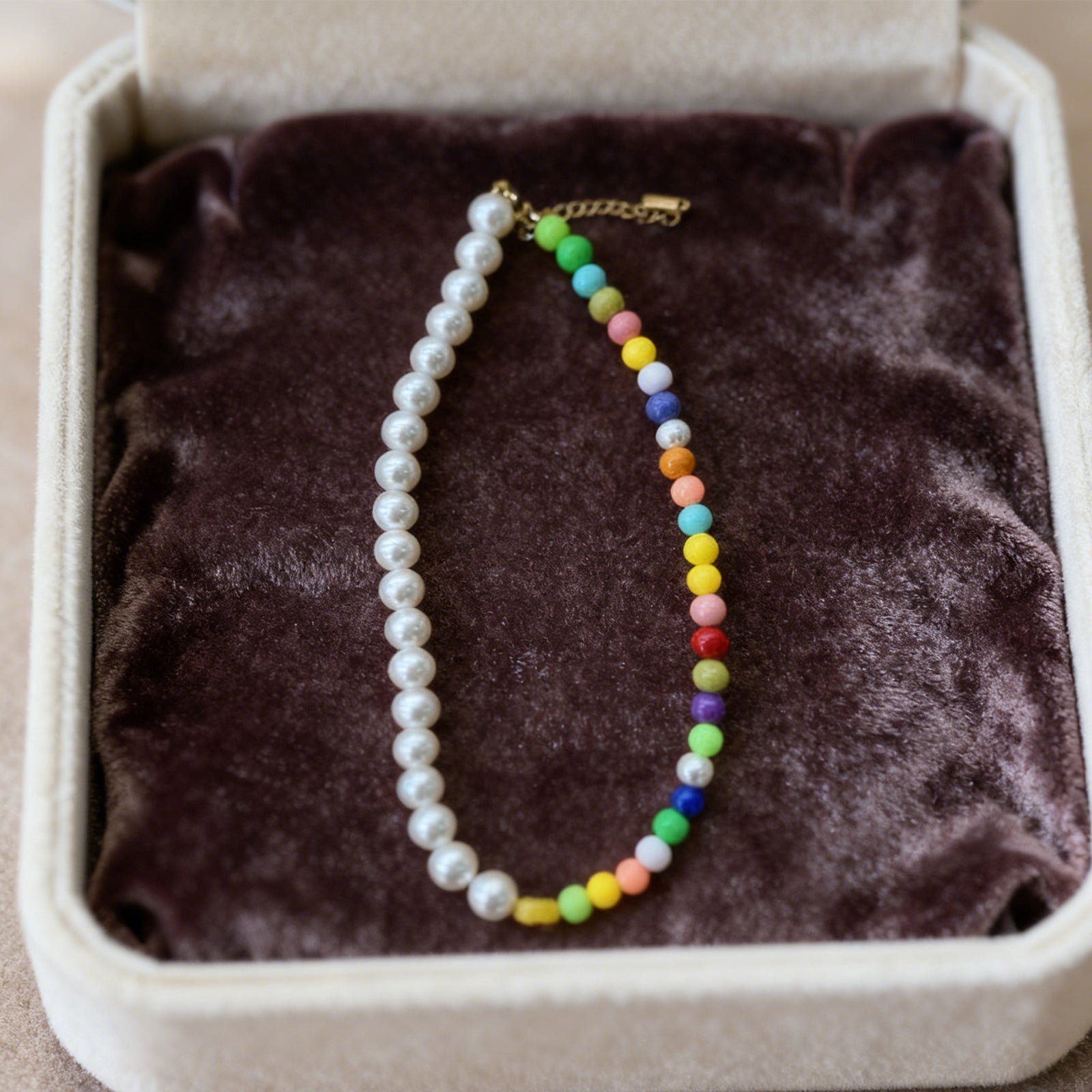 Colorful Pearl Necklace